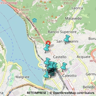 Mappa SS del Lago di Como e D. Spluga, 23900 Lecco LC, Italia (1.0825)