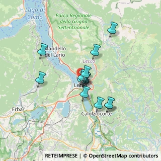 Mappa SS del Lago di Como e D. Spluga, 23900 Lecco LC, Italia (5.14)