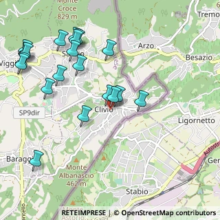 Mappa Via E. Trentini, 21050 Clivio VA, Italia (1.201)
