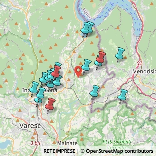 Mappa Via del Pettirosso, 21059 Viggiù VA, Italia (3.768)