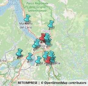 Mappa Via Plinio, 23900 Lecco LC, Italia (5.63444)