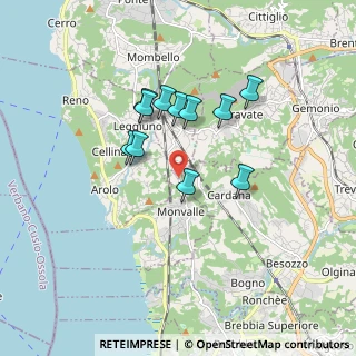 Mappa Via Armando Diaz, 21020 Monvalle VA, Italia (1.39364)