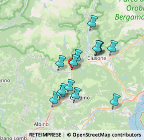 Mappa Via 4 Novembre, 24028 Ponte Nossa BG, Italia (6.20643)