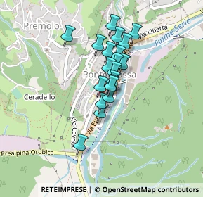 Mappa Via 4 Novembre, 24028 Ponte Nossa BG, Italia (0.2995)