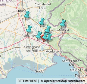 Mappa 34070 Villesse GO, Italia (17.39273)