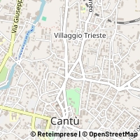 Mapa Cantù