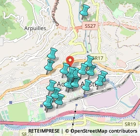 Mappa Viale della Pace, 11100 Aosta AO, Italia (0.796)