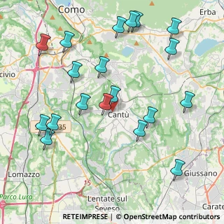 Mappa Via John Fitzgerald Kennedy, 22063 Cantù CO, Italia (4.68895)
