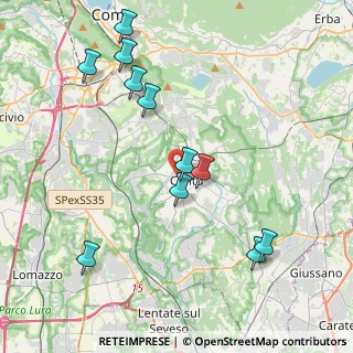Mappa Via John Fitzgerald Kennedy, 22063 Cantù CO, Italia (4.34818)