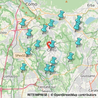 Mappa Via John Fitzgerald Kennedy, 22063 Cantù CO, Italia (4.29882)