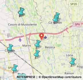 Mappa Via Pietro Farronato, 31037 Loria TV, Italia (3.27214)