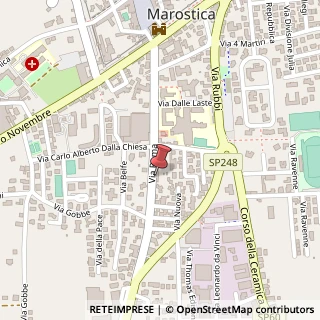 Mappa Via Roma, 61, 36063 Marostica, Vicenza (Veneto)