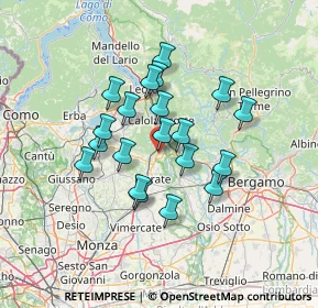 Mappa Via Prada, 23883 Brivio LC, Italia (10.9535)