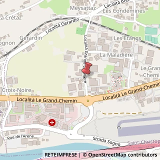 Mappa Località Grande Charriere, 64, 11020 Chef-Lieu, AO, Italia, 11020 Saint-Christophe, Aosta (Valle d'Aosta)