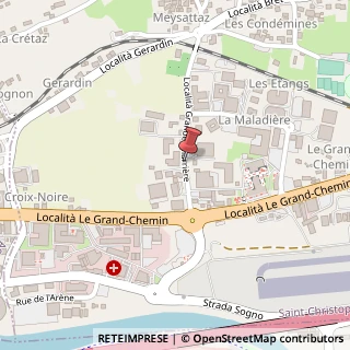 Mappa Via Fratelli Rosselli, 40, 11020 Saint-Christophe, Aosta (Valle d'Aosta)