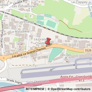 Mappa Via Negri Ada, 4, 11020 Saint-Christophe, Aosta (Valle d'Aosta)