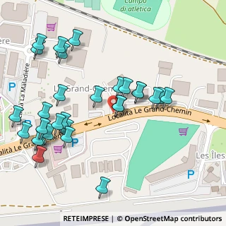 Mappa Loc. Grand-Chemin, 11020 Saint-christophe AO, Italia (0.13103)