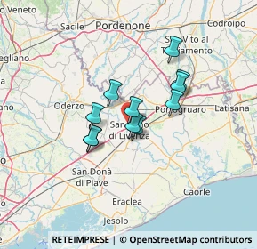 Mappa SP 61, 30029 San Stino di Livenza VE, Italia (9.10818)