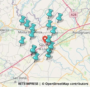 Mappa SP 61, 30029 San Stino di Livenza VE, Italia (6.03688)