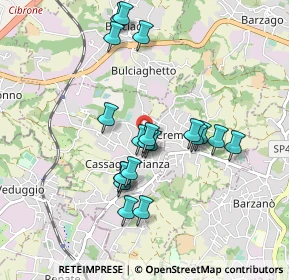 Mappa Via Italia Libera, 23893 Cassago Brianza LC, Italia (0.8215)