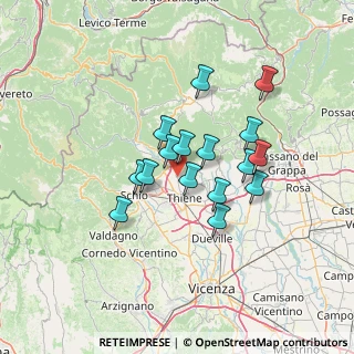 Mappa Via Fondovilla, 36100 Carrè VI, Italia (10.62625)