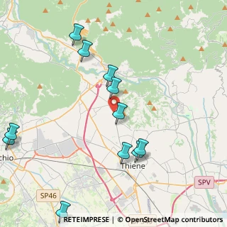 Mappa Via Fondovilla, 36100 Carrè VI, Italia (4.77455)