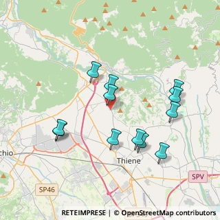 Mappa Via Fondovilla, 36100 Carrè VI, Italia (3.7275)