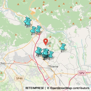 Mappa Via Fondovilla, 36100 Carrè VI, Italia (3.06077)