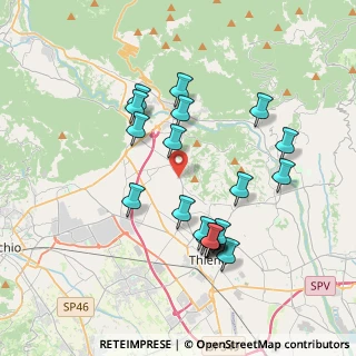 Mappa Via Fondovilla, 36100 Carrè VI, Italia (3.6135)