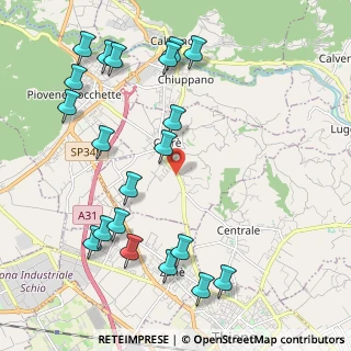 Mappa Via Fondovilla, 36100 Carrè VI, Italia (2.4815)