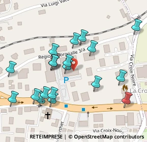 Mappa Reg. Borgnalle, 11100 Aosta AO, Italia (0.124)