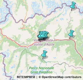 Mappa Reg. Borgnalle, 11100 Aosta AO, Italia (6.835)