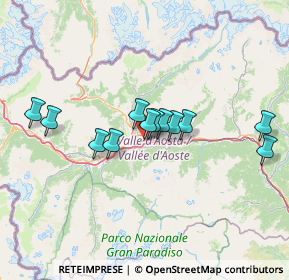 Mappa Reg. Borgnalle, 11100 Aosta AO, Italia (11.33417)