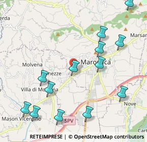 Mappa Via Monteferro, 36063 Marostica VI, Italia (2.41615)