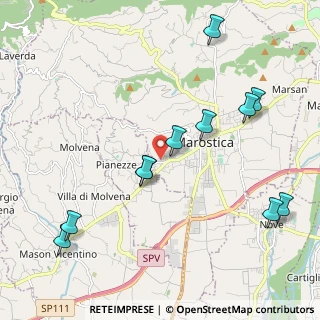 Mappa Via Monteferro, 36063 Marostica VI, Italia (2.33273)