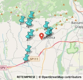 Mappa Via Monteferro, 36063 Marostica VI, Italia (2.96583)