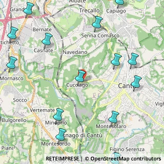 Mappa 22060 Cucciago CO, Italia (3.07714)