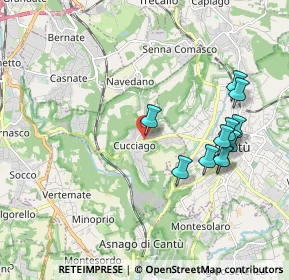 Mappa 22060 Cucciago CO, Italia (1.95091)