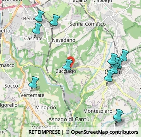 Mappa 22060 Cucciago CO, Italia (2.53615)
