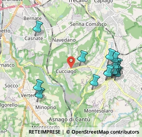 Mappa 22060 Cucciago CO, Italia (2.12643)