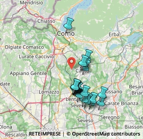 Mappa 22060 Cucciago CO, Italia (6.3575)