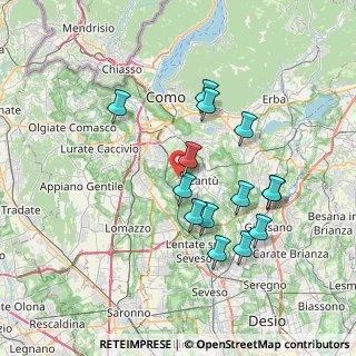 Mappa 22060 Cucciago CO, Italia (6.90214)