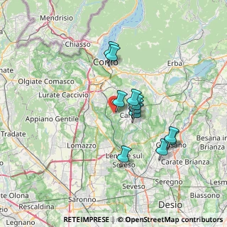 Mappa 22060 Cucciago CO, Italia (5.84818)