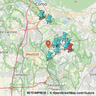 Mappa 22060 Cucciago CO, Italia (3.13833)