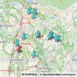 Mappa 22060 Cucciago CO, Italia (3.98214)
