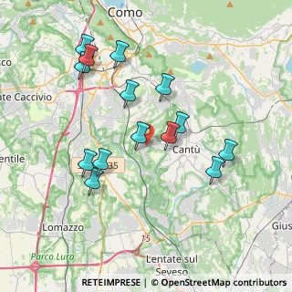 Mappa 22060 Cucciago CO, Italia (3.70929)