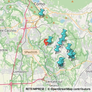 Mappa 22060 Cucciago CO, Italia (3.83846)