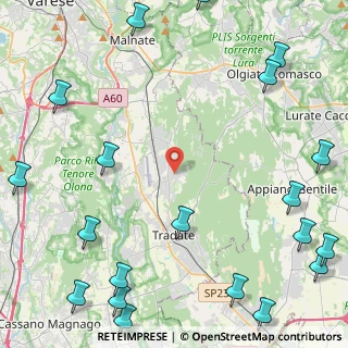 Mappa Via Ungaretti, 21040 Venegono Inferiore VA, Italia (6.9795)
