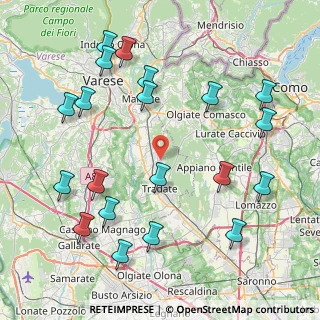 Mappa Via Ungaretti, 21040 Venegono Inferiore VA, Italia (9.8045)