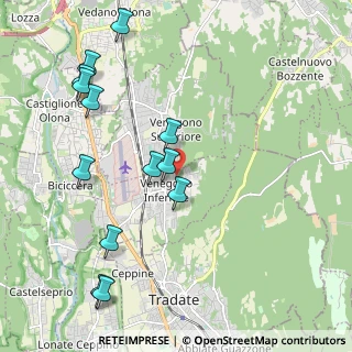 Mappa Via Ungaretti, 21040 Venegono Inferiore VA, Italia (2.34308)